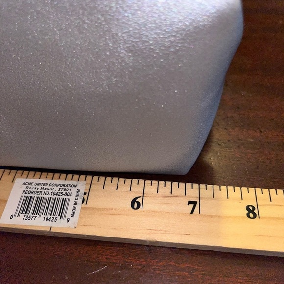 BVLGARI travel cosmetic bag silver NWOT designer case small size - Picture 10 of 11